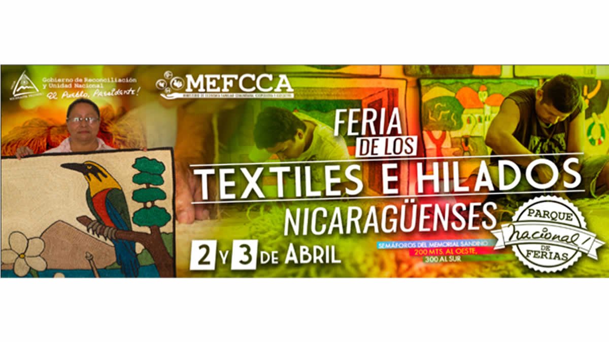 Feria de los Textiles e Hilados Nicaragüenses a desarrollarse en Parque