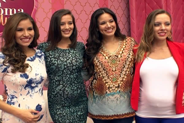 Las Misses embarazadas visitaron Viva Nicaragua Canal 13