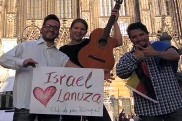 Israel Lanuza ya tiene club de fans en Europa