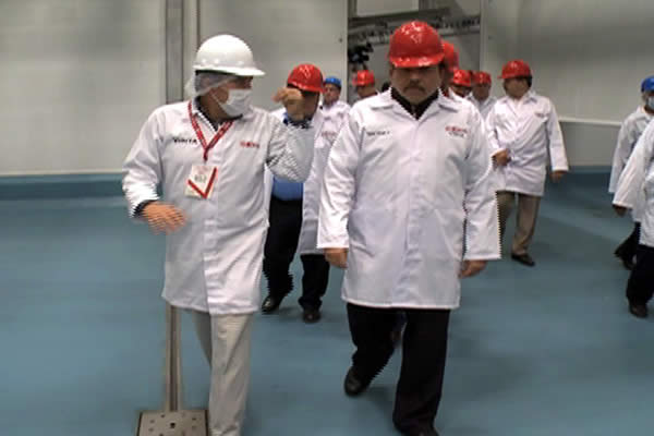 Presidente Daniel inaugura moderna planta de SuKarne