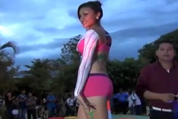 Demostración de pintura corporal en Chichigalpa