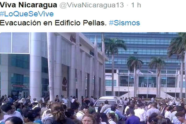 Sismos registrados en Managua alborotan las redes sociales