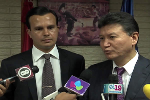 Presidente de la FIDE visita Nicaragua