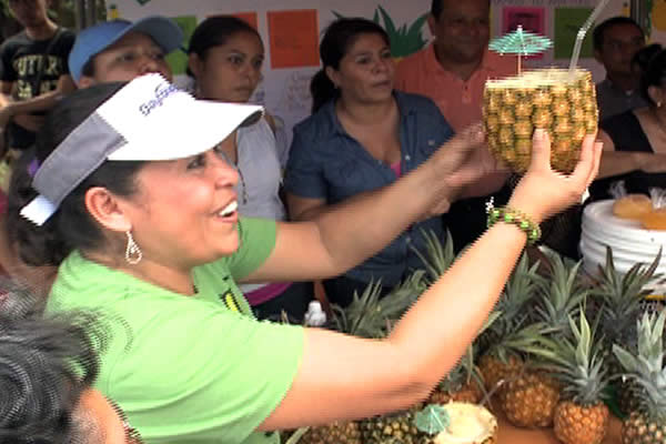 Realizan Festival de la Piña en Ticuantepe