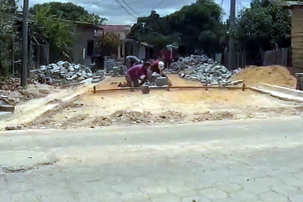 Mejoran calles en Barrio Oscar Gámez en Estelí