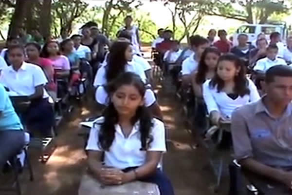 Inauguran rehabilitación de centro escolar en Santa Teresa