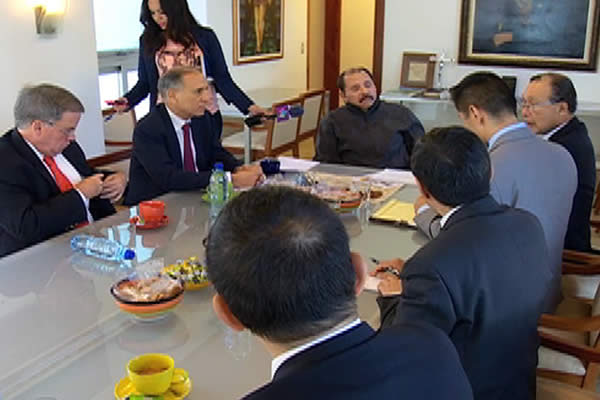 Presidente Daniel se reúne con representantes del Grupo Yazaki