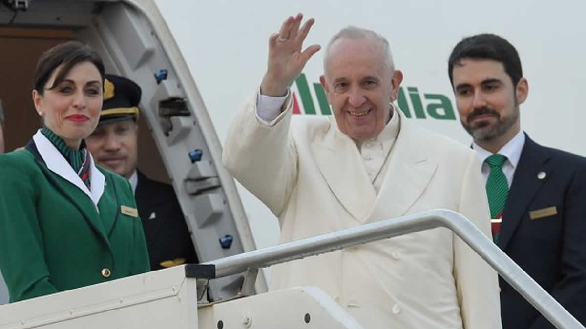 Papa Francisco llega a Cuba para reunirse con el Patriarca Ruso Kirill