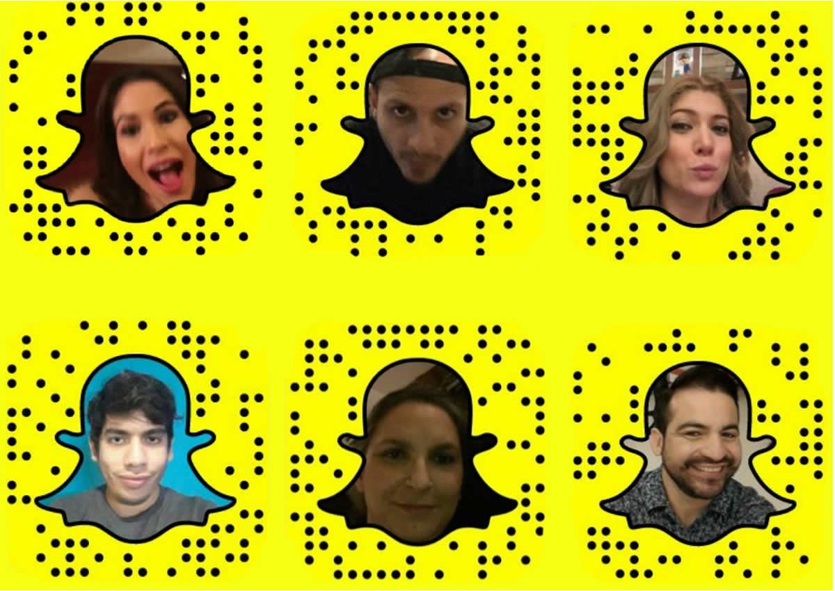 Celebridades nicas en Snapchat