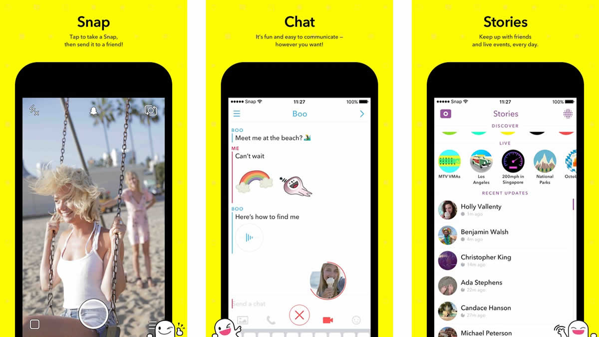 Snapchat se actualiza a su versión “Chat 2.0”