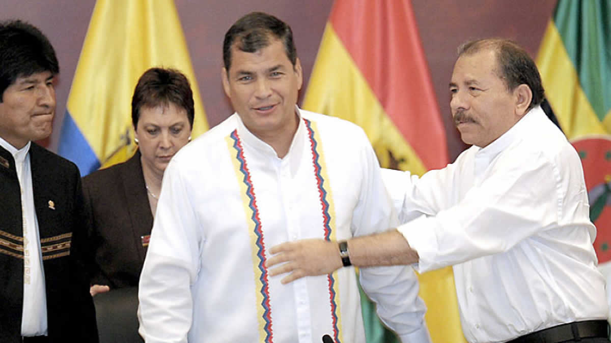 Comandante Daniel envía mensaje de Solidaridad al Compañero Rafael Correa, Presidente de Ecuador