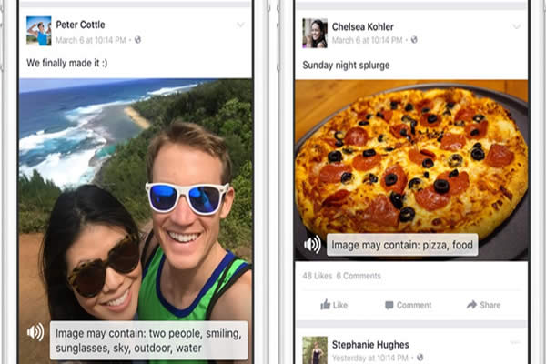 Facebook lanza sistema que describe fotografías a personas ciegas