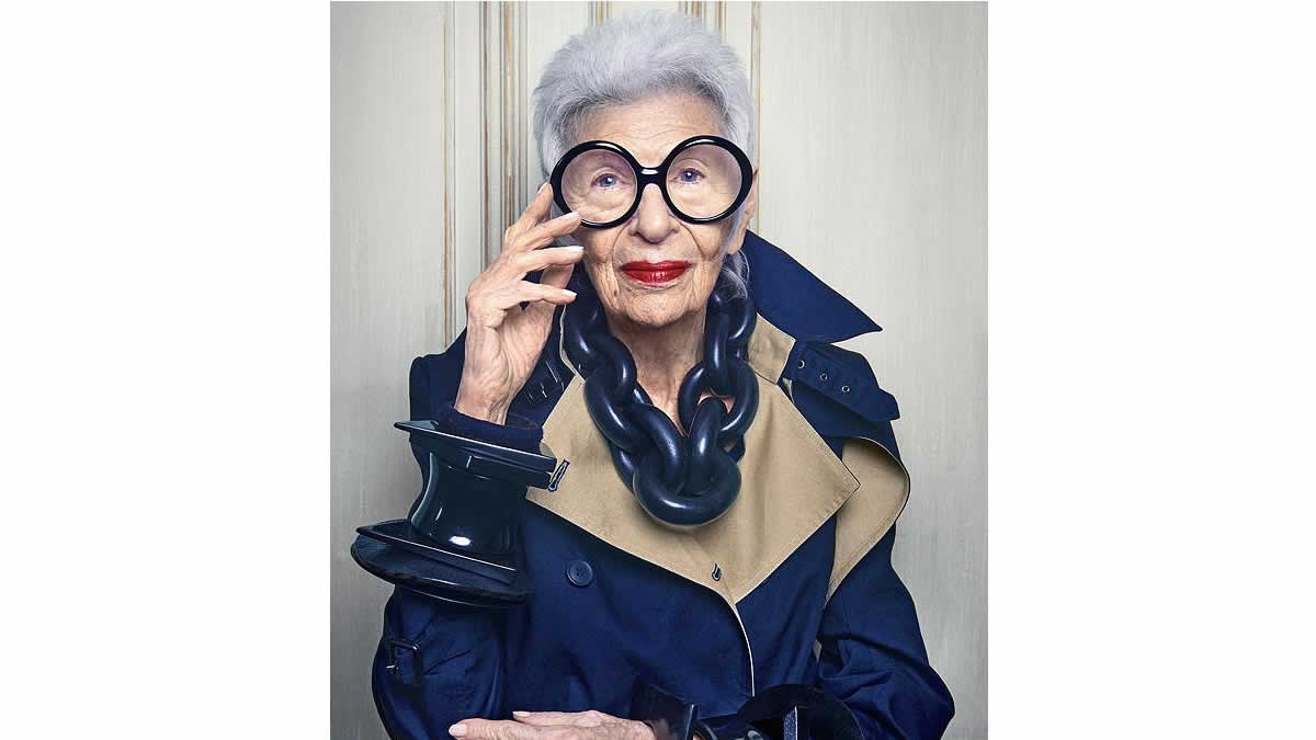 Iris Apfel: Icono de la moda a los 95 años