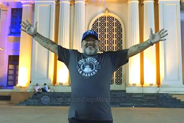 Maradona y su doblete de visitas a Nicaragua