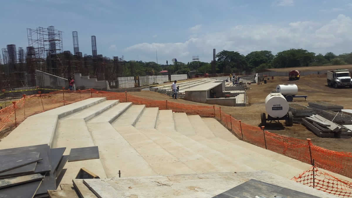 Avanza la construcción del nuevo Estadio Nacional