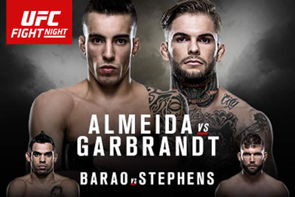 UFC FIGHT NIGHT ALMEIDA VS GARDBRANDT 