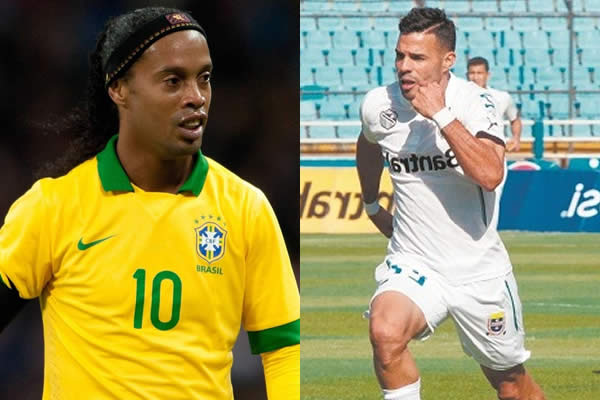 Ronaldinho jugará junto a Juan Barrera el próximo 10 de Julio