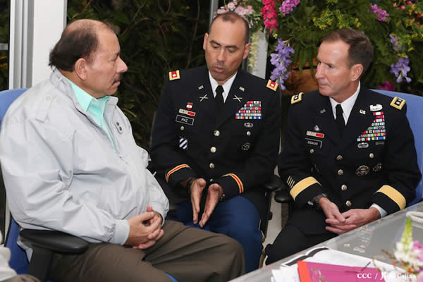 Presidente Daniel se reúne con Subcomandante Militar del Comando Sur de Estados, Teniente General Joseph P. Disalvo