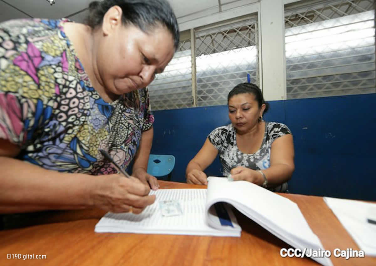 Familias nicaragüenses participan masivamente en Verificación Ciudadana