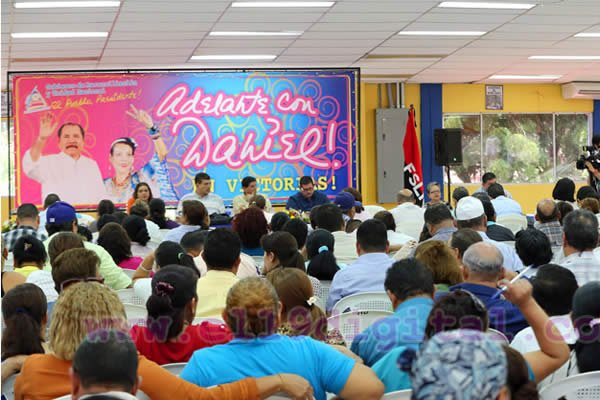 “Respaldo al Presidente Daniel y compañera Rosario es porque siempre están al lado del pueblo”