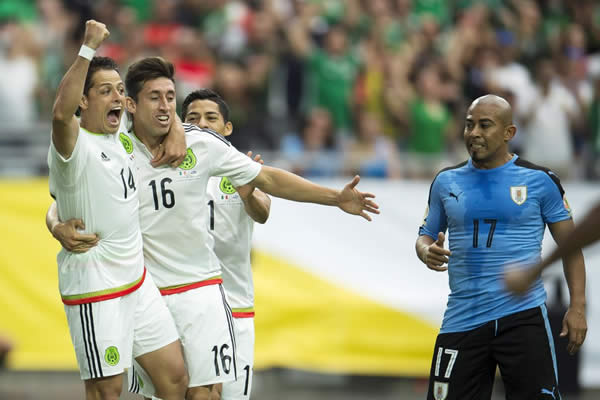 Copa América: México supera 3-1 a la garra Uruguaya 