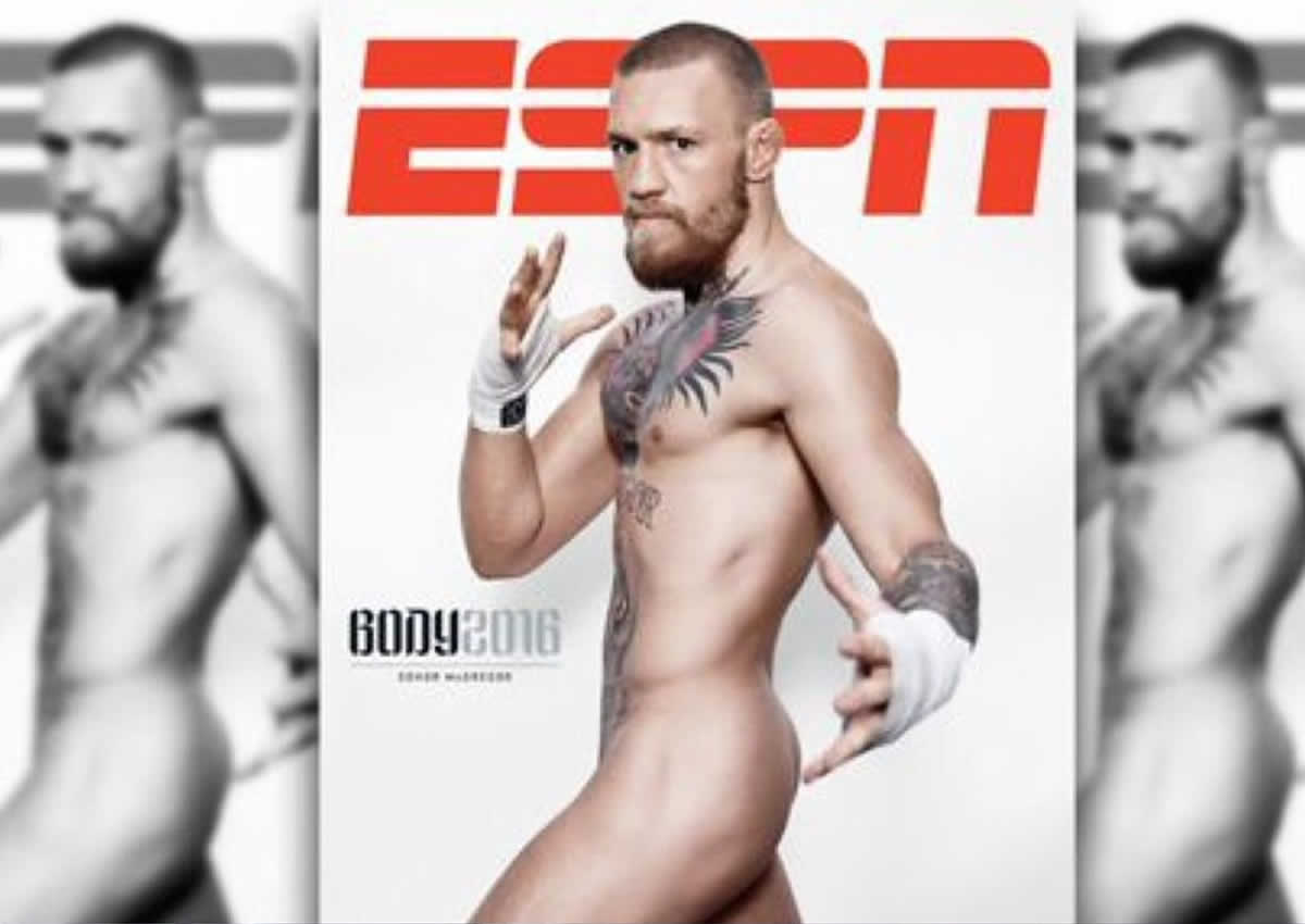 El campeón de UFC Conor McGregor saldrá desnudo