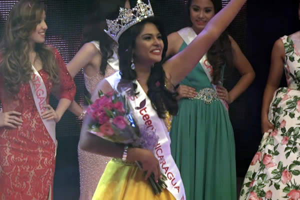Sheynnis Palacio es la nueva Miss Teen Nicaragua