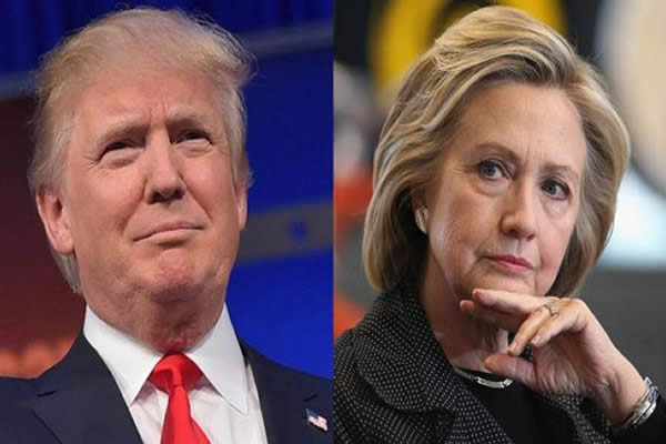 Donald Trump y Hillary Clinton suspendieron sus actos de campaña