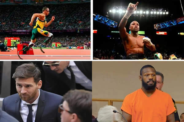 13 deportistas que han sido condenados a prisión 