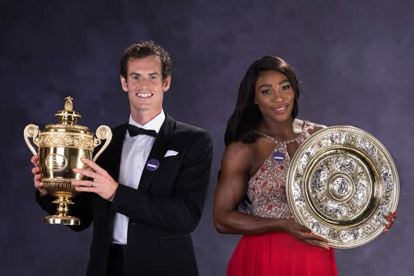 Andy Murray y Serena Williams se proclamaron campeones de Wimbledon 2016 