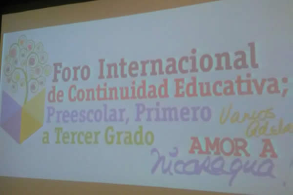 Se realiza en Managua foro de continuidad educativa.