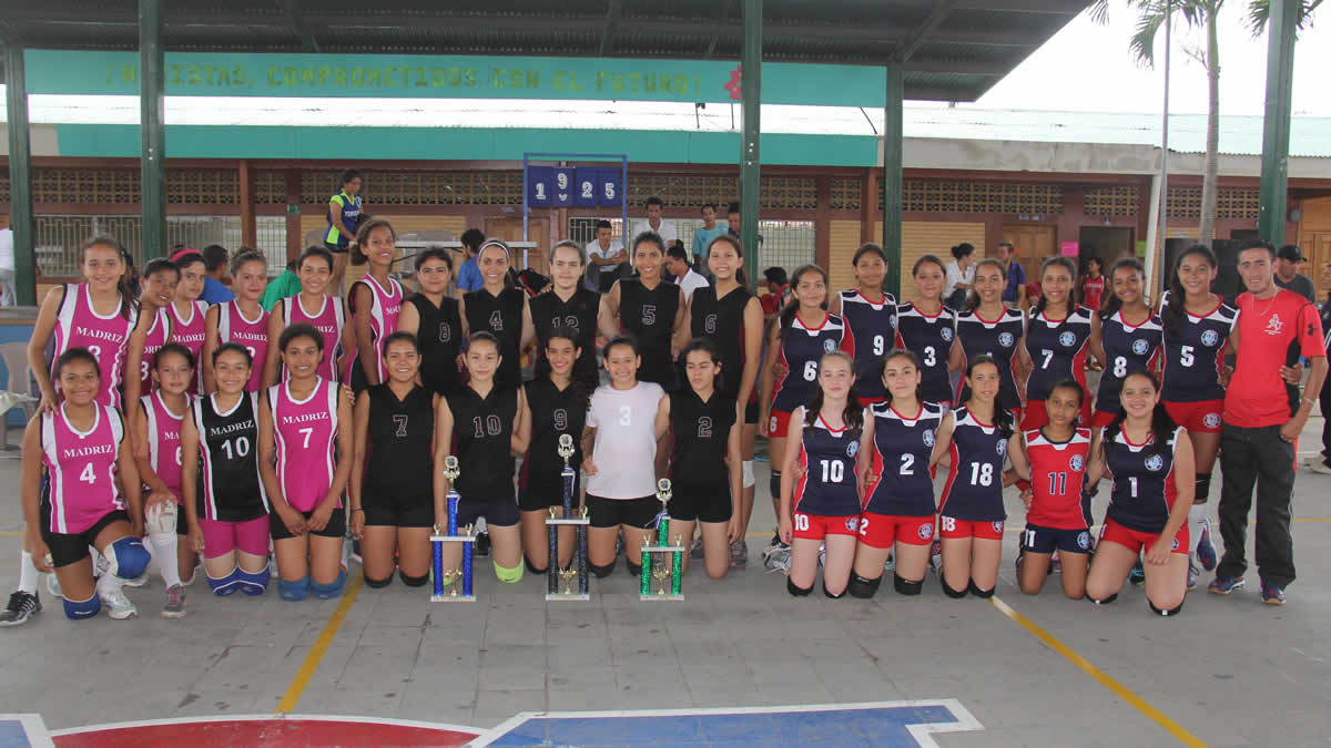 Managua campeón de voleibol infantil femenino
