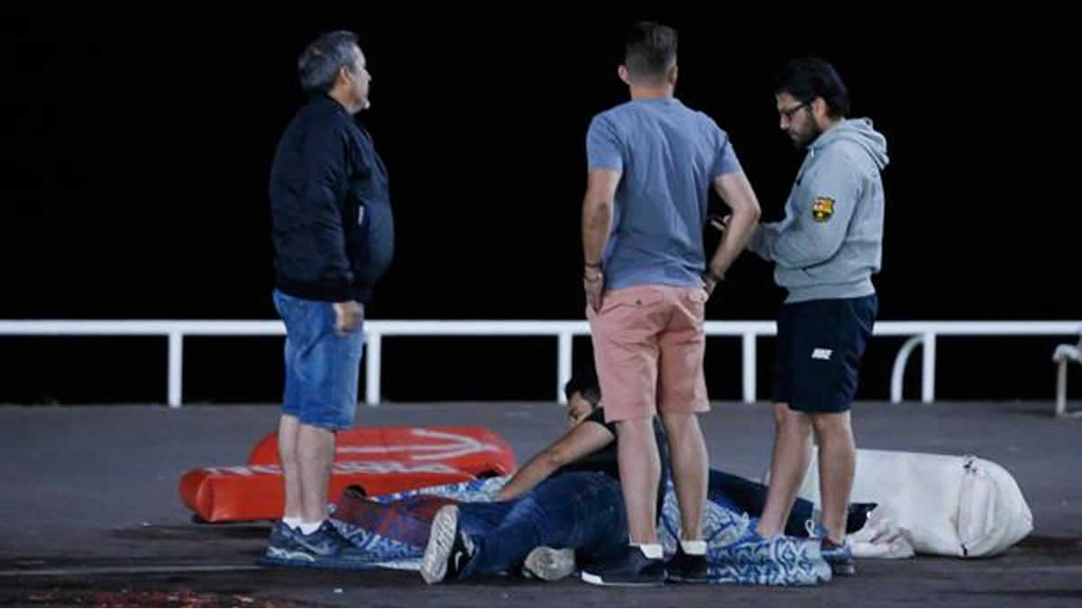 Las primeras imágenes del atentado en Niza
