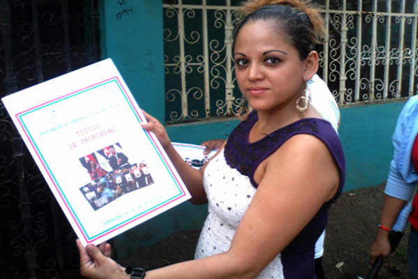 11 mil titulos de propiedad se entregan en Managua.