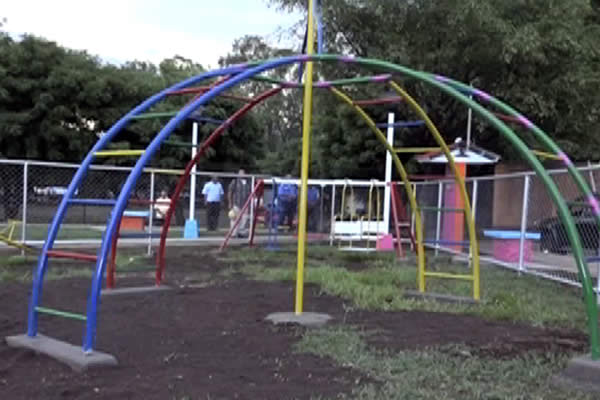 Chichigalpa inaugura mejoras en el Parque de “Los Módulos”