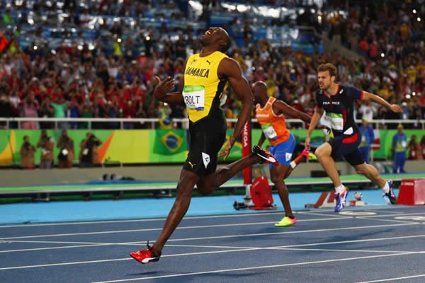 El video de la carrera de los 200 metros ganada por Usain Bolt en Río 2016
