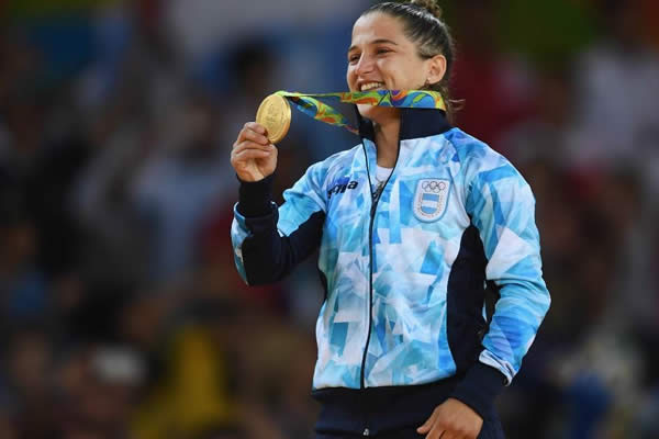 La argentina Paula Pareto cumplió su sueño dorado en los 48 kg de judo en Rio 2016