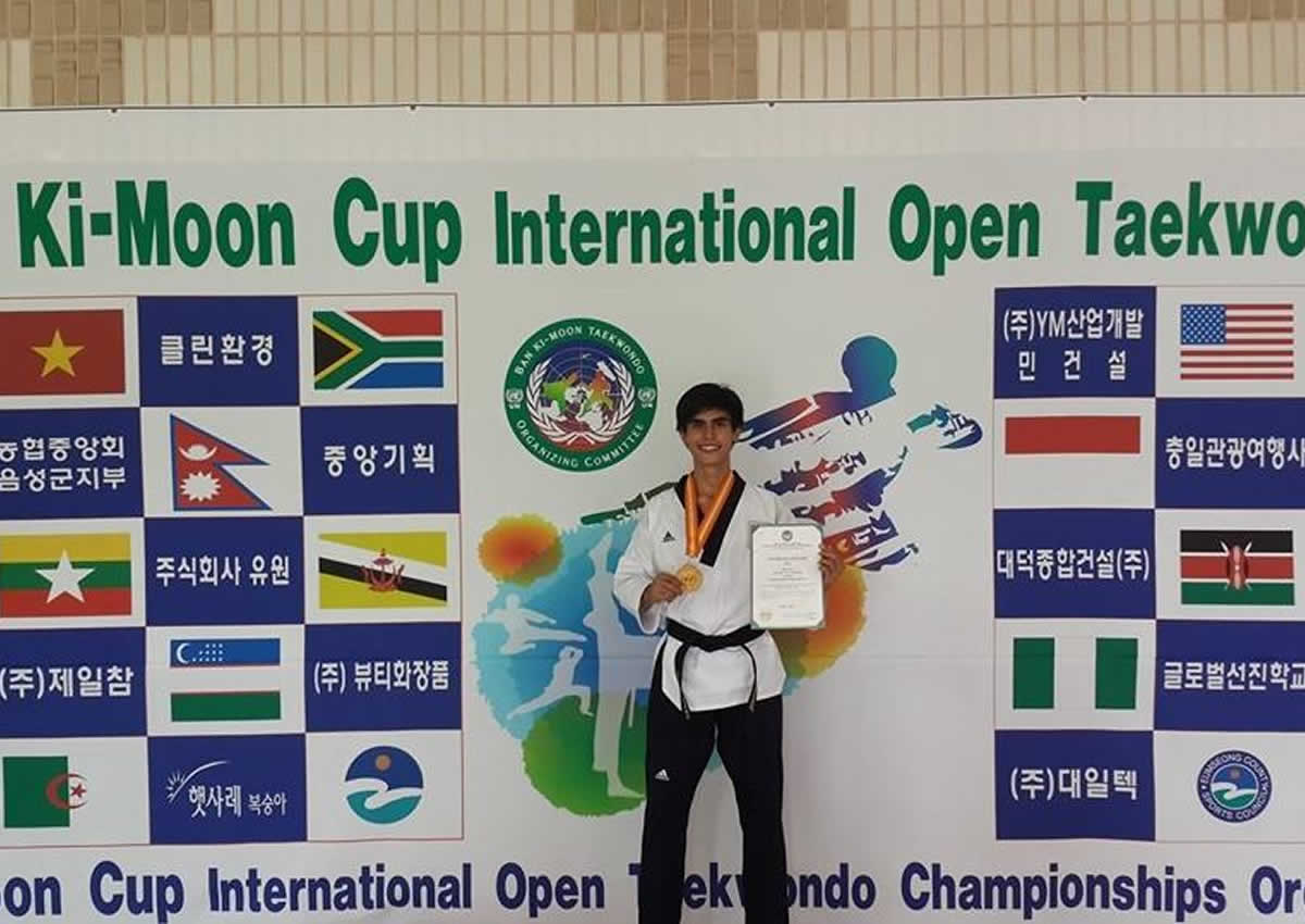 El Nica Clark López gana medalla de oro en Mundial de Taewkondo