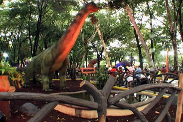 Parquesaurio de Nindirí, la atracción del momento