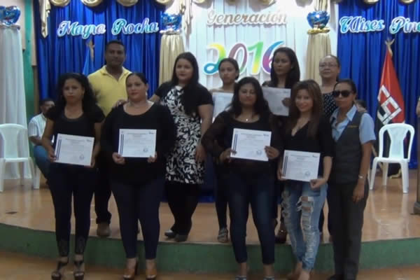 Escuela de Oficios de Chichigalpa certifica a 125 nuevos técnicos
