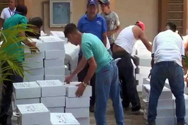 Material Electoral llega a Matagalpa
