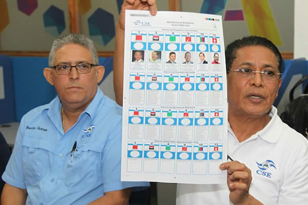 Partidos políticos aprueban diseño de boleta electoral