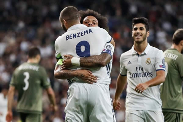 Triunfo contundente del Real Madrid 5-1 sobre Legia en la Champions