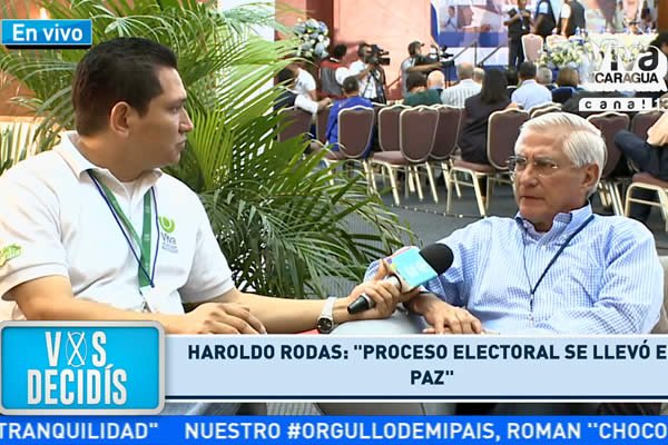 Haroldo Rodas (Ex Canciller de Guatemala): “Proceso Electoral se llevó en Paz”.