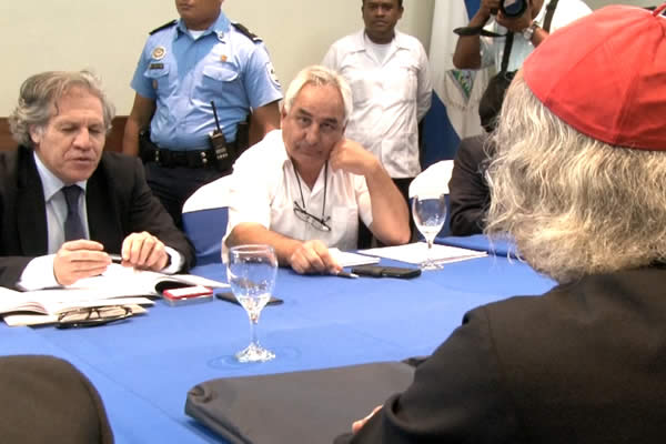 Secretario General de la OEA se reúne con Líderes Religiosos Nicaragüenses