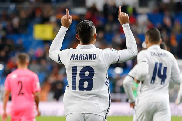 Mariano Díaz, él dominicano que triunfa en el Real Madrid marcando su primer hat-trick