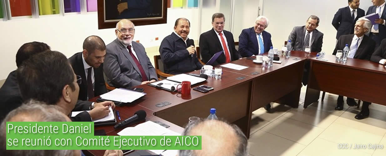 Presidente Daniel se reunió con Comité Ejecutivo de AICO