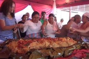Elaboran en Chinandega el Nacatamal más grande de Nicaragua