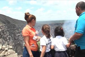 Estudiantes del Colegio Bautista Hebrón visitaron el Volcán Masaya