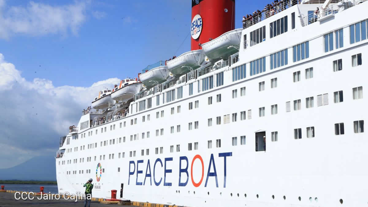 Llega por cuarta ocasión el Barco de la Paz a Nicaragua